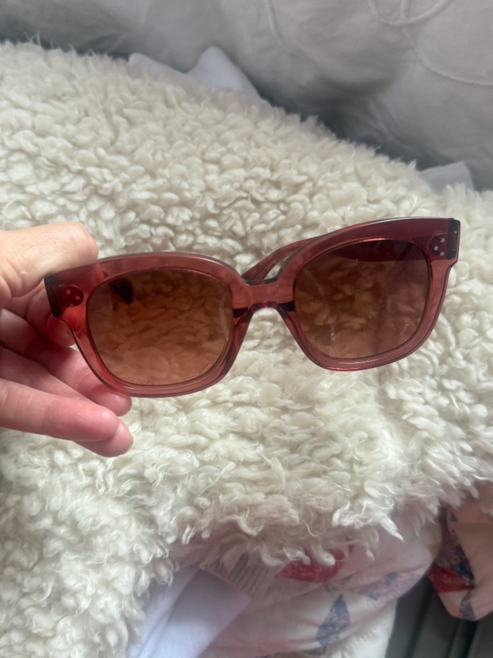 Celine pink tinted sunglasses